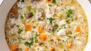 Creamy Chicken & Rice Soup