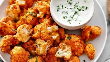Buffalo Cauliflower Bites