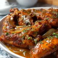 Smothered Turkey Wings with Gravy