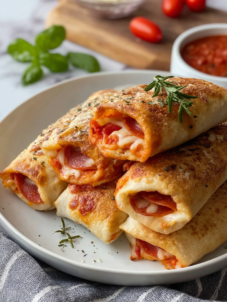 Pizza Burritos (Oven Baked or Air Fried)