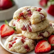 Strawberry Cheesecake Cookies