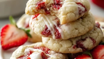 Strawberry Cheesecake Cookies