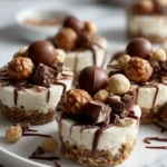 Mini No-Bake Malteser Cheesecakes