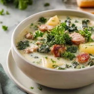 Creamy Crockpot Sausage Kale And Potato Soup