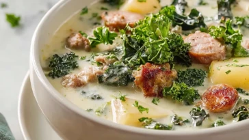 Creamy Crockpot Sausage Kale And Potato Soup