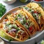 Perfect Slow Cooker Shredded Chicken Tacos