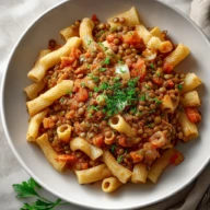 Nutritious Lentil Pasta Dish