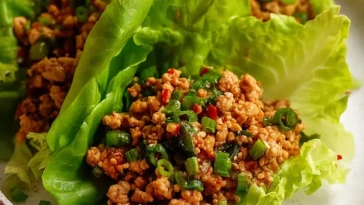 Best Asian Ground Turkey Lettuce Wraps