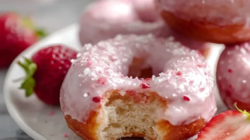 Best Valentine’s Day Strawberry Donuts