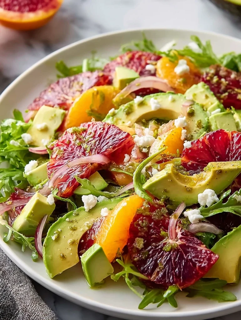Blood Orange Avocado Salad