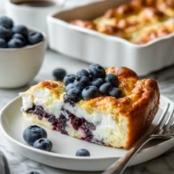 Blueberry Cottage Cheese Breakfast Bake
