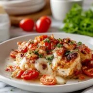 Bruschetta Chicken Casserole
