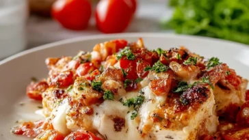 Bruschetta Chicken Casserole