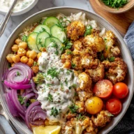 Cauliflower Shawarma Bowl (Easy Sheet Pan Dinner)