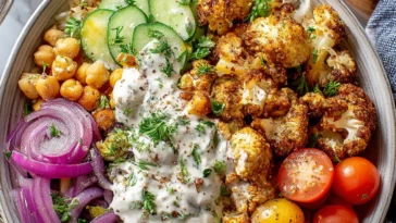 Cauliflower Shawarma Bowl (Easy Sheet Pan Dinner)