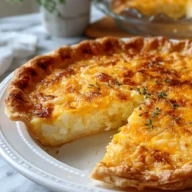 Cheddar Vidalia Onion Pie