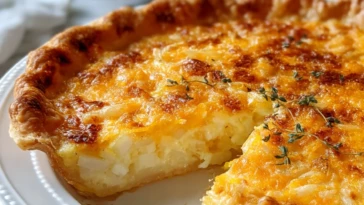 Cheddar Vidalia Onion Pie