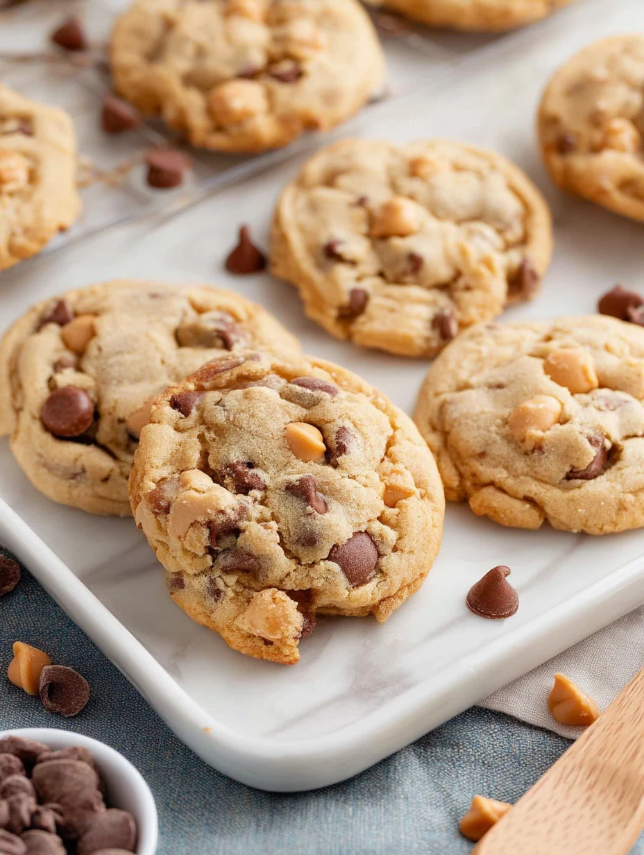 Chocolate Chip and Peanut Butter Chip Cookies