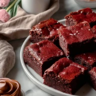 Chocolate Red Velvet Nutella Brownies