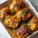 Classic Honey Mustard Chicken Thighs