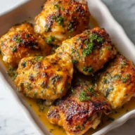 Classic Honey Mustard Chicken Thighs