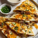 Cowboy Butter Smashed Beef Tortilla Melts