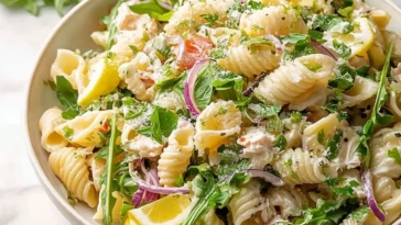 Creamy Lemon Pasta Salad