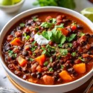 Easy Black Bean Chili – Healthy, Low Fat, and Ready in 30 Minutes