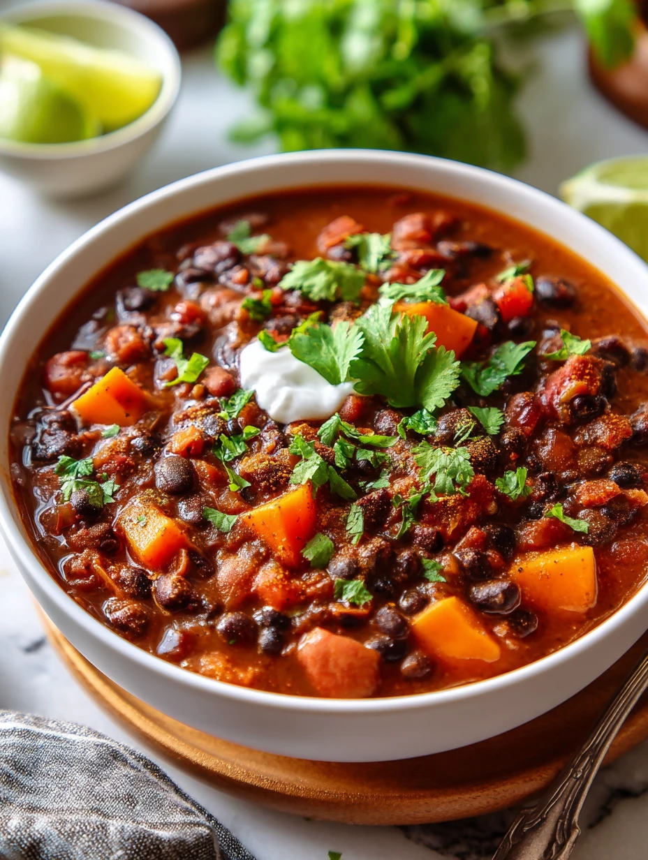 Easy Black Bean Chili – Healthy, Low Fat, and Ready in 30 Minutes