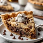 Easy Chocolate Chip Cookie Pie
