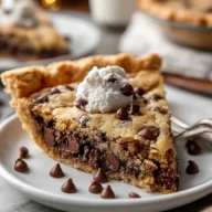 Easy Chocolate Chip Cookie Pie