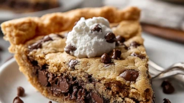 Easy Chocolate Chip Cookie Pie
