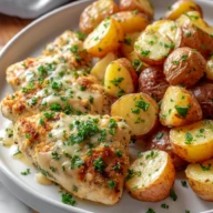 Garlic Parmesan Chicken and Potatoes