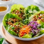 Healthy Ground Turkey Lettuce Wrap Bowls