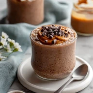 High Protein Chocolate Peanut Butter Overnight Oats