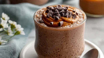 High Protein Chocolate Peanut Butter Overnight Oats