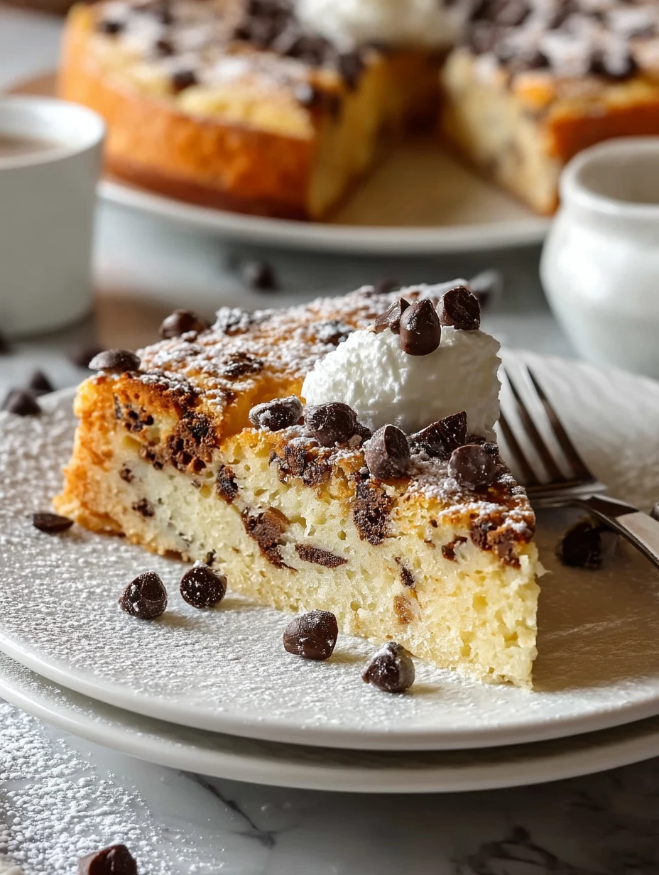 Italian Chocolate Chip Ricotta Cake