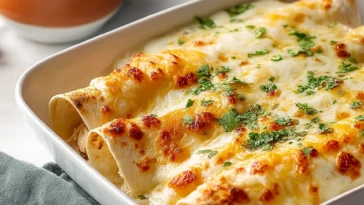 Tasty White Rotisserie Chicken Enchiladas