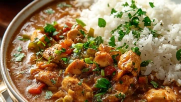 Authentic New Orleans Chicken Etouffee