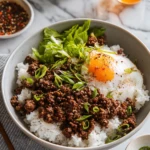 Quick and Easy Korean Ground Beef Bowl