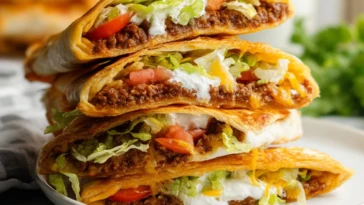 Homemade Crunch Wrap Supreme