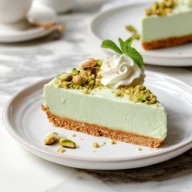 No-Bake Pistachio Cheesecake