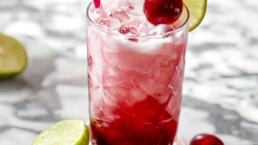 Cherry Lime Frost Dirty Soda