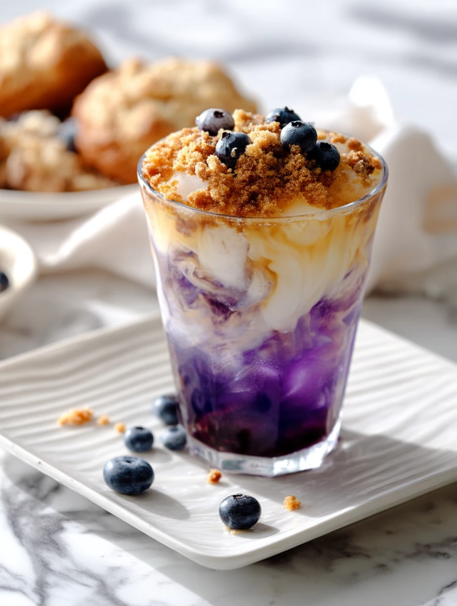 Blueberry Muffin Dirty Soda