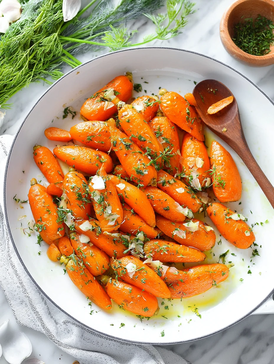 Easter Garlic Herb Carrots