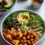 Miso Glazed Sweet Potato Buddha Bowl