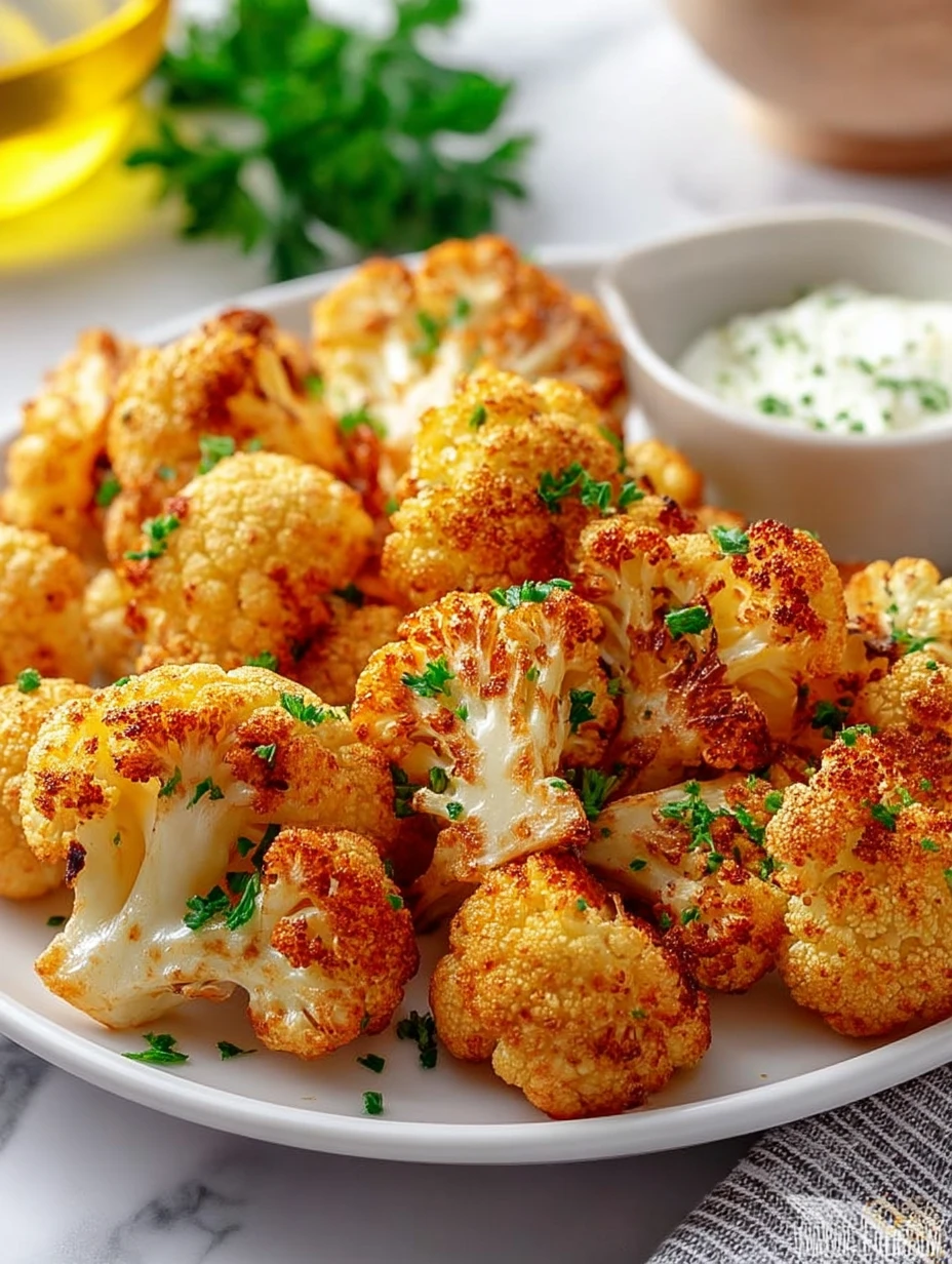 Air Fryer Roasted Cauliflower
