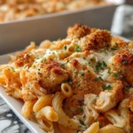 Dump and Bake Chicken Parmesan Casserole