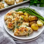 Easy Sheet Pan Garlic Parmesan Chicken