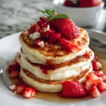 Strawberry Cheesecake Pancakes